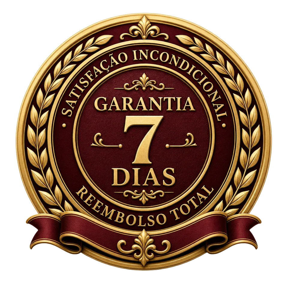 Garantia incondicional de 7 dias